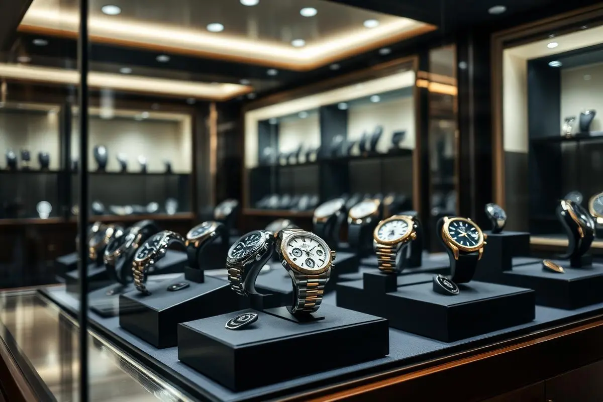 Luxury watch collection